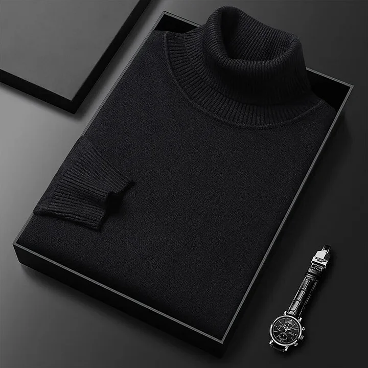 Eman Rollkragenpullover, Slim Fit