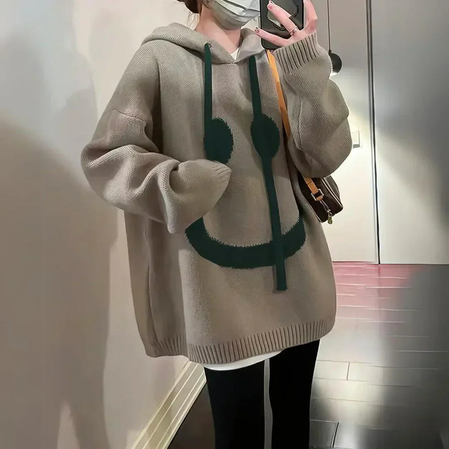 GERTRUD: Extra großer Kapuzenpullover