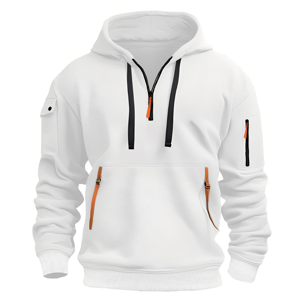 ModeGeist | Locker Hoodie mit Halbzip für Männer