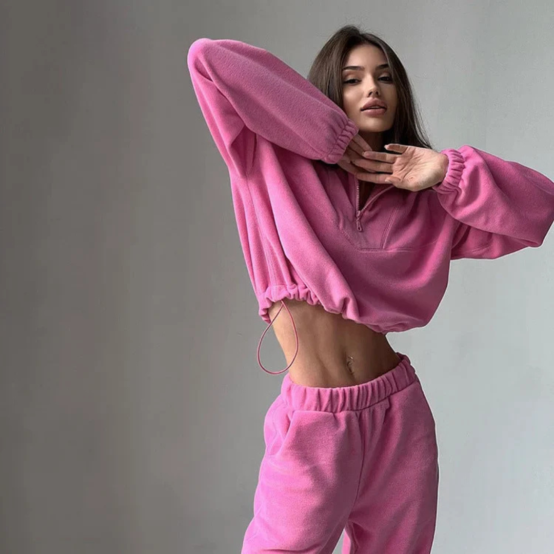 ModeGeist | Pullover mit Kragen für Frauen Warm