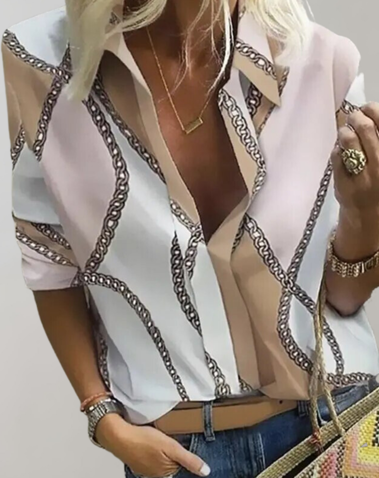 Langarm Bluse Natasha für Alltag und Freizeit