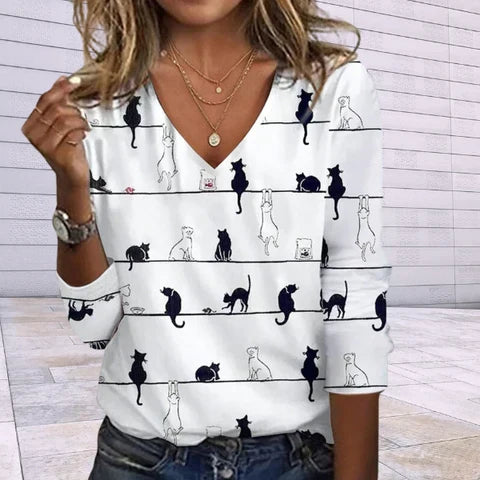 Kreativer Katzenpullover von Fudus