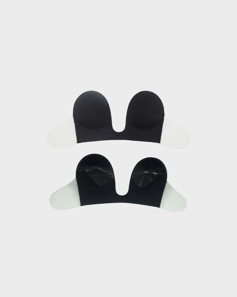 MODEGEIST Damen Push-Up BH mit tiefem Dekolleté verstellbare Träger Bügel-Unterstützung