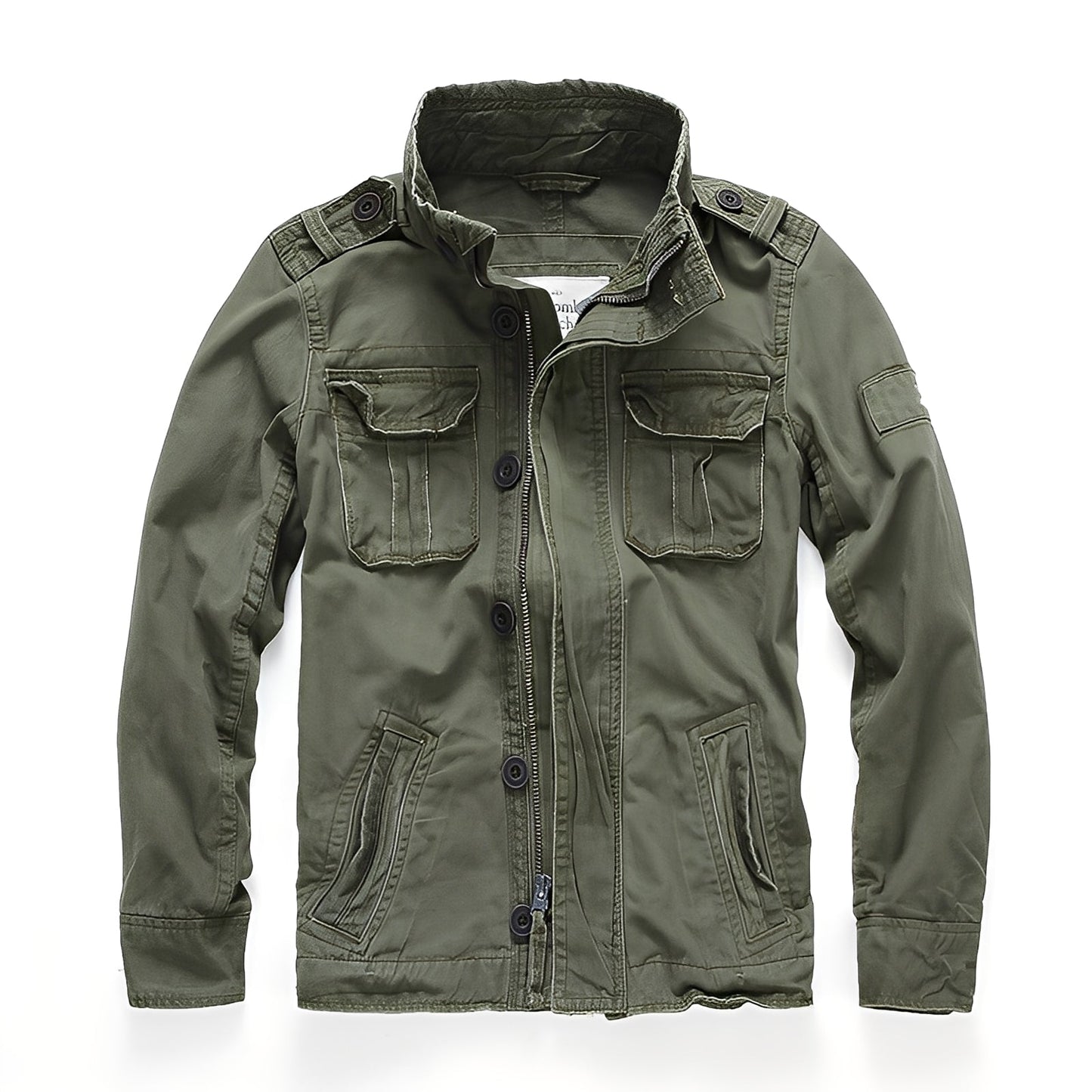 ModeGeist | Klassische Denimjacke mit Taschen für Männer