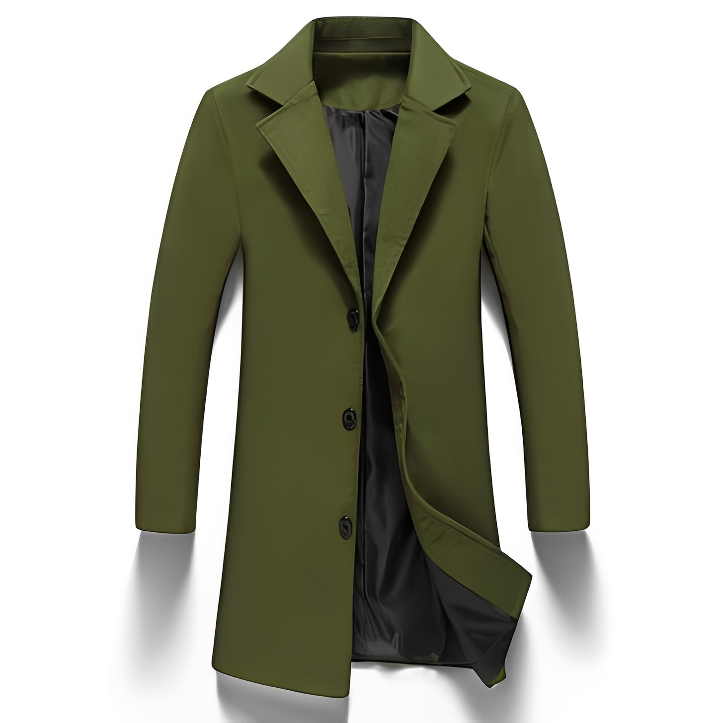 ModeGeist | Eleganter formeller Wollmantel für Männer
