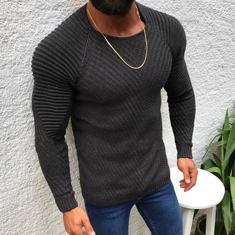 Slim-fitting ColorSplash Knit Sweater