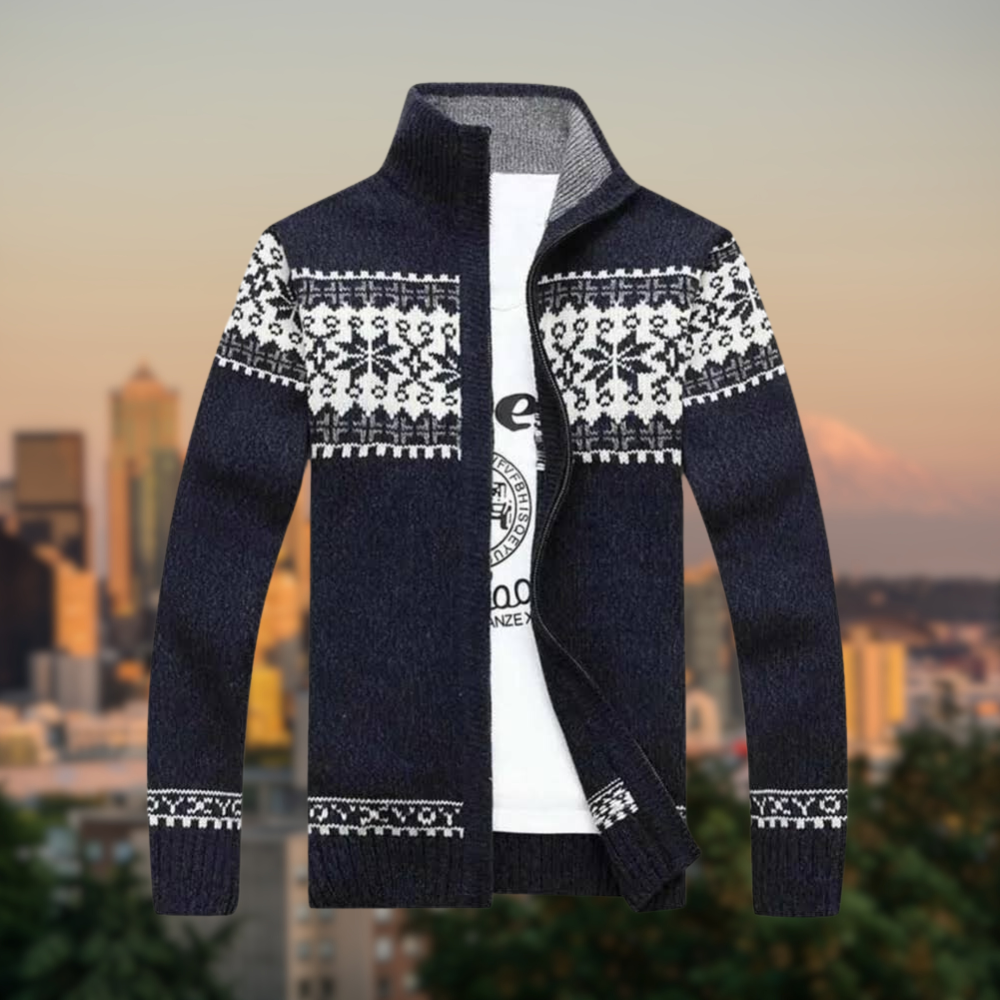 ModeGeist | Sweatshirt mit Stehkragen