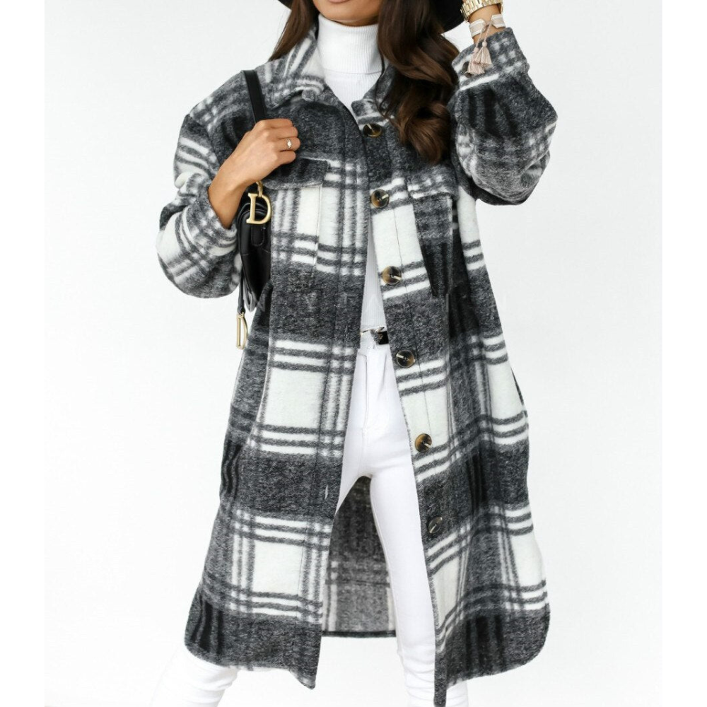 ModeGeist | Trench Warm für Frauen Lang