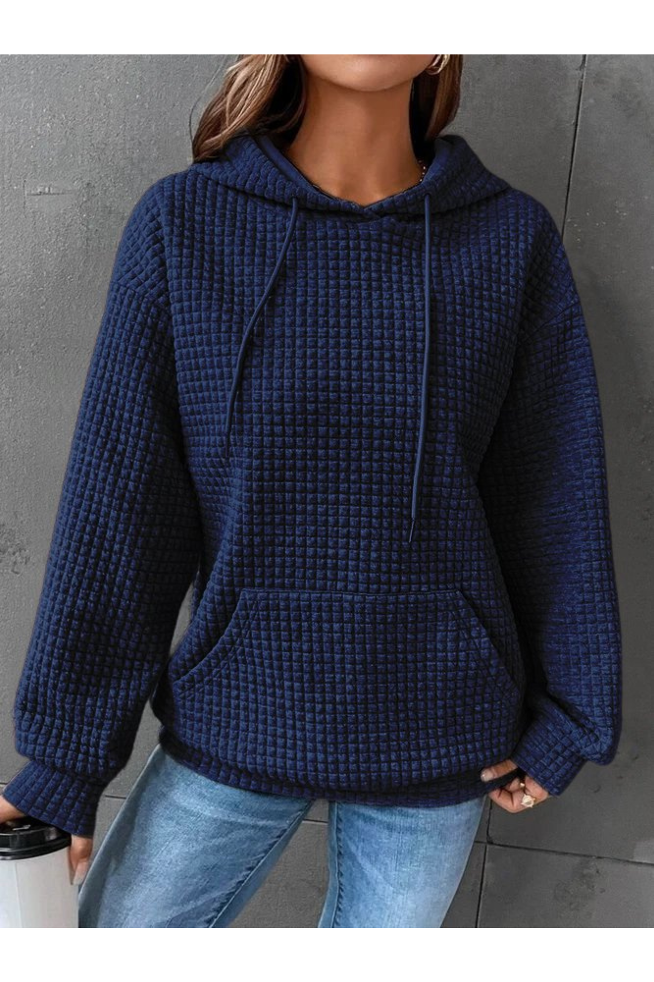 ModeGeist | Pullover Warm für Frauen Kapuze