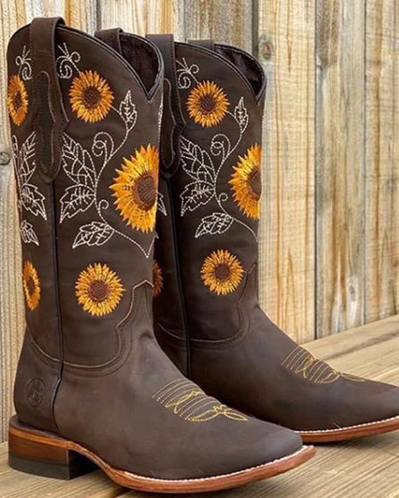ModeGeist | Sonnenblumenstiefel