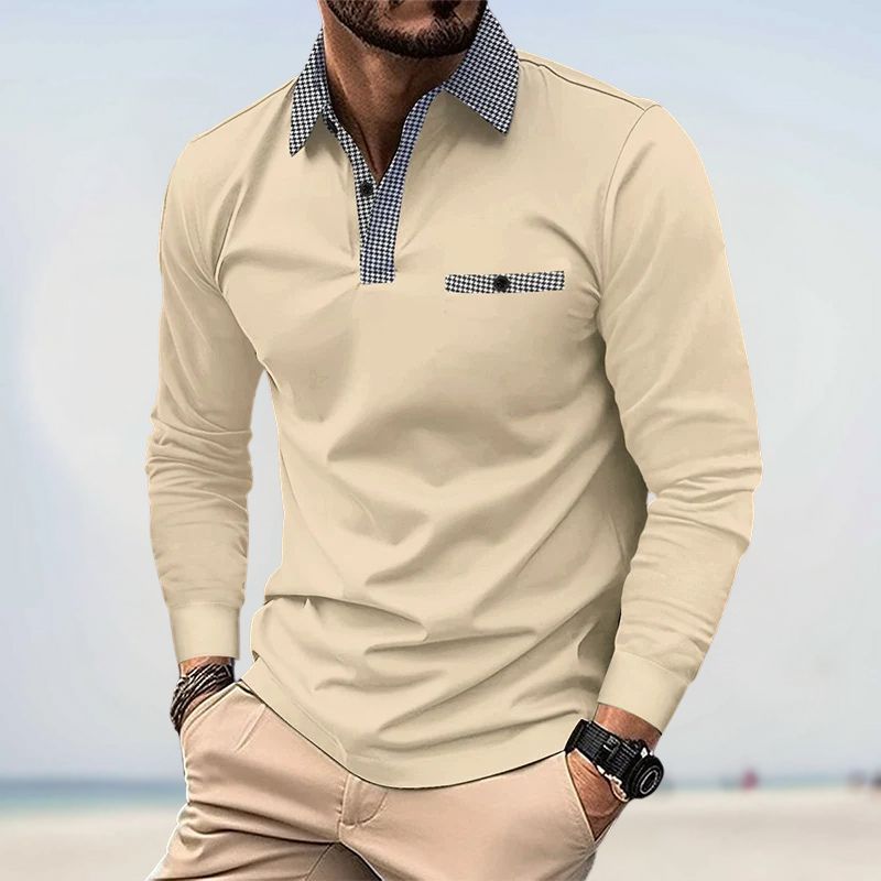 THORSTEN Long-Sleeved Polo Shirts