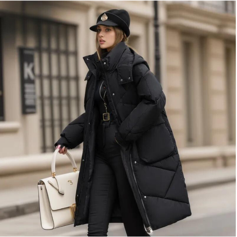 ModeGeist | Lange Jacke für Frauen Winter Warm