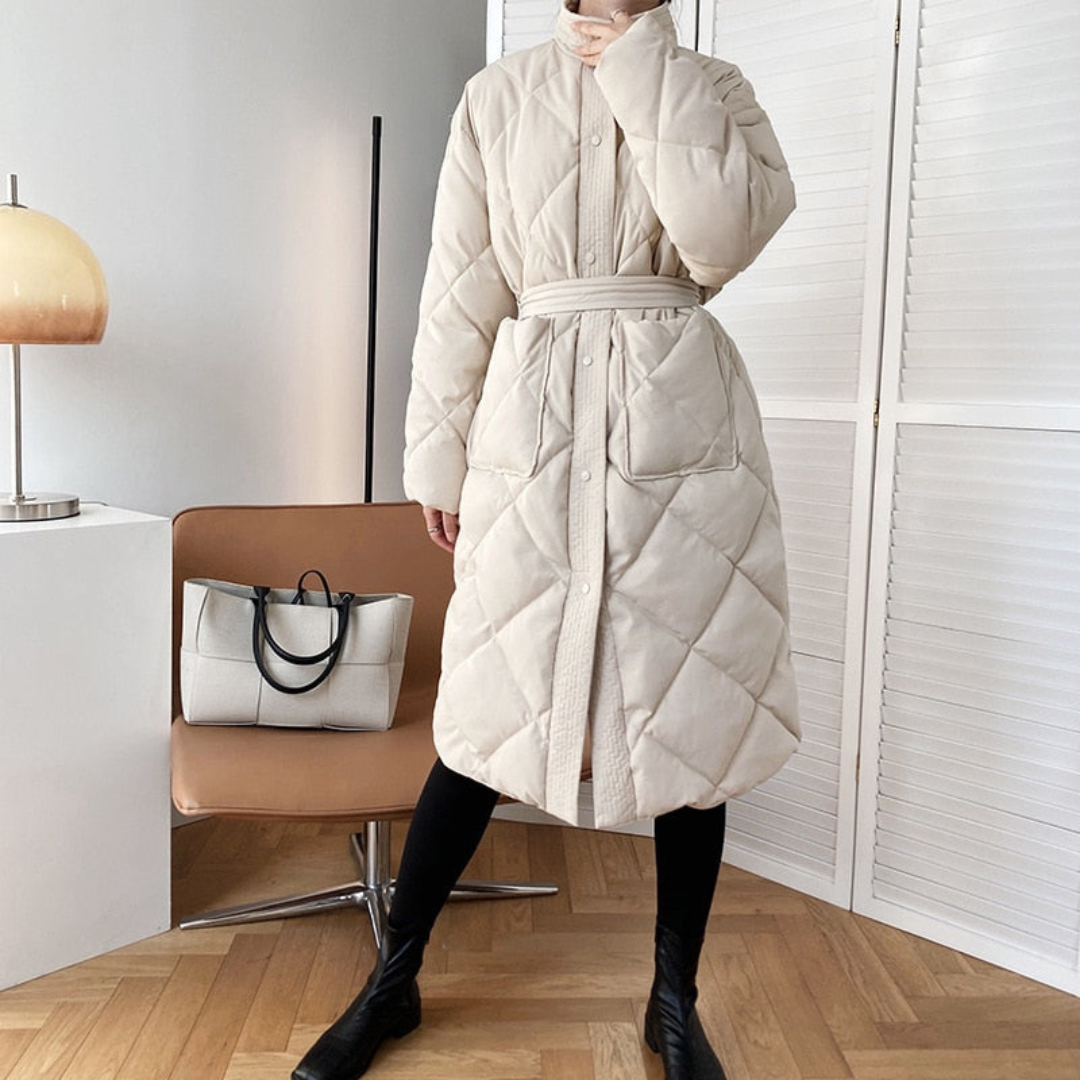 ModeGeist | Winter Steppmantel für Frauen Warm