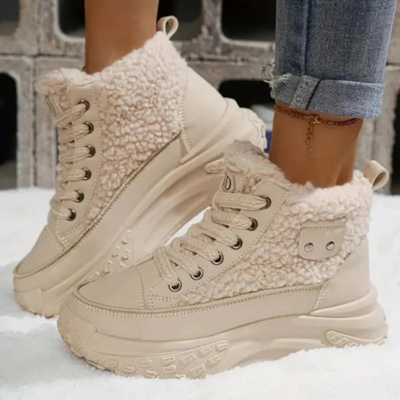 Kuschelige Madison Plüschschuhe mit dicker Sohle