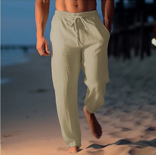 Matthews Herren-Leinenhose im stylischen Design