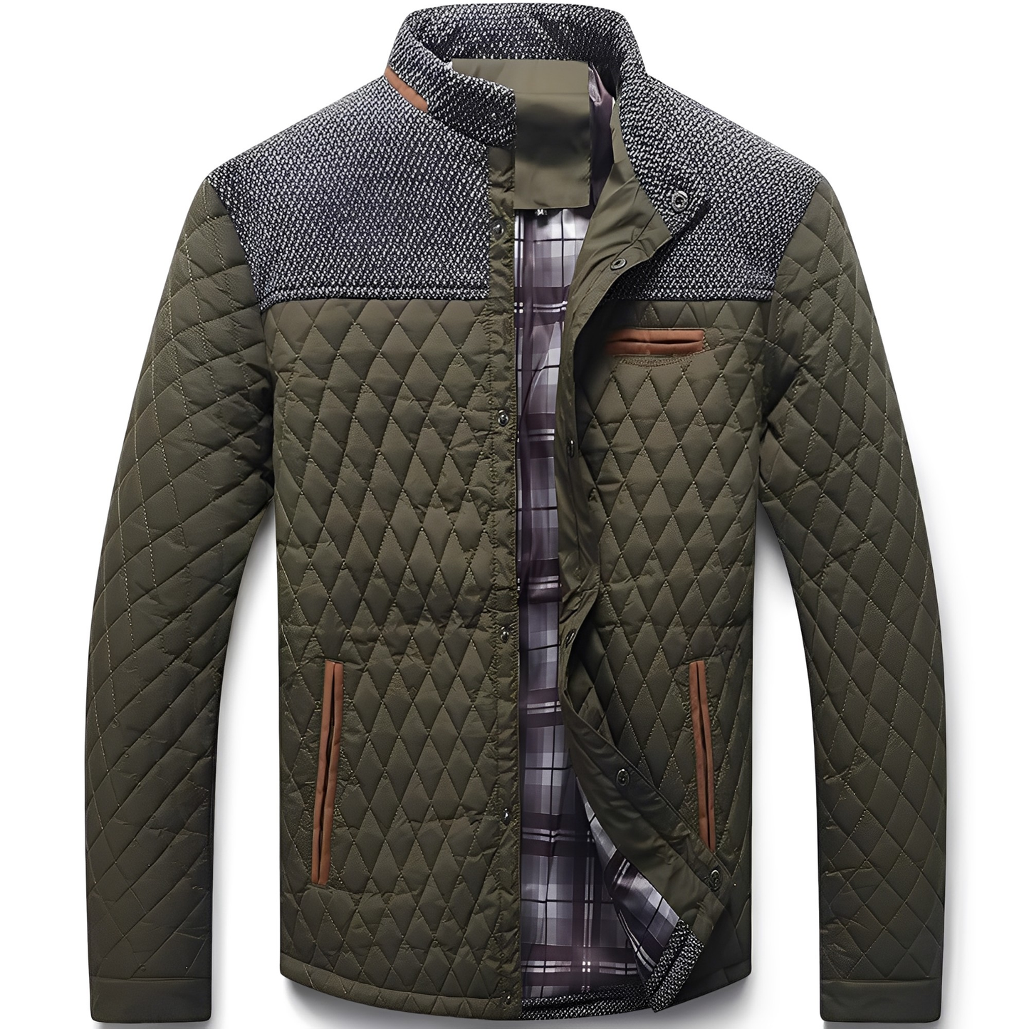 ModeGeist | Freizeit, Gepolsterte Steppjacke für Männer