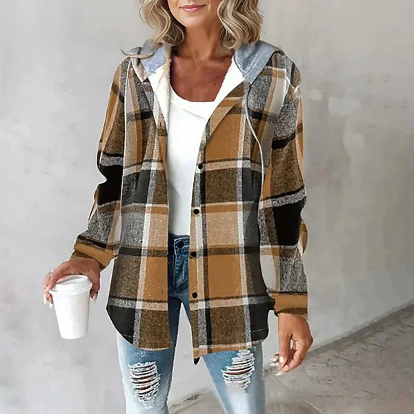ModeGeist | Kariertes Kapuzenjacke