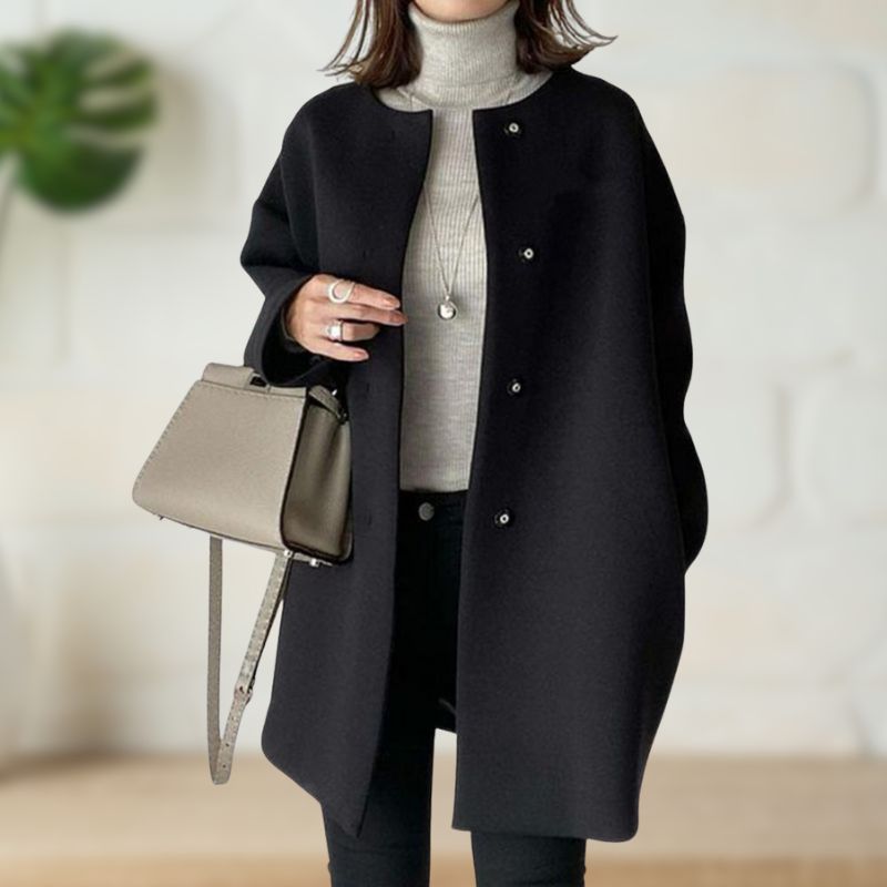 ModeGeist | Minimalistische Wollmantel Elegant und Warm Zeitloses Design