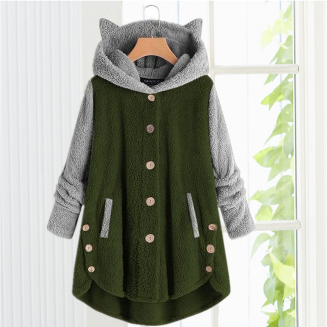 ModeGeist | Strickjacke mit Katzenohren