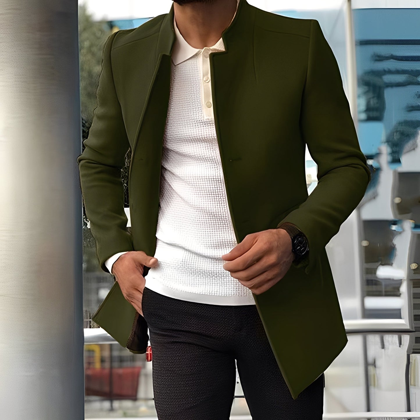 ModeGeist | Elegante Slim-Fit Jacke für Herren