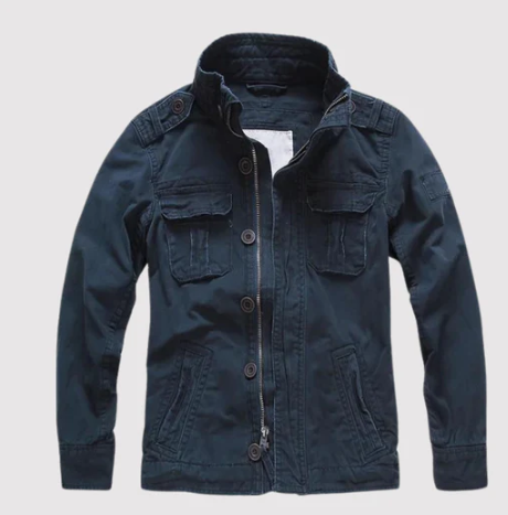 Monique: Jeansjacke im Retro-Stil mit vielen Taschen