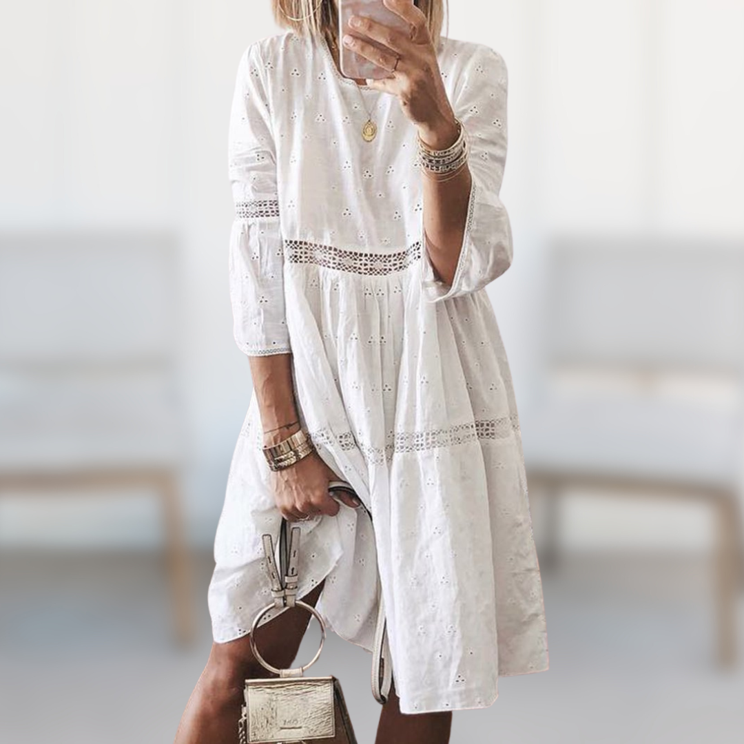 Stilvolles besticktes Kleid - Karie