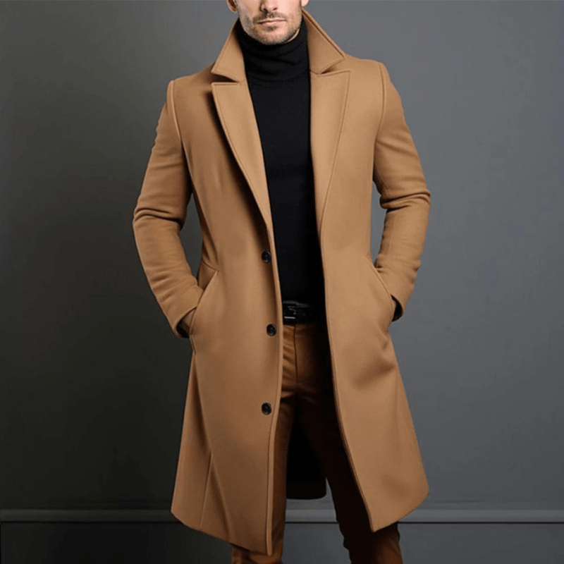 ModeGeist | Herren langer Wintermantel