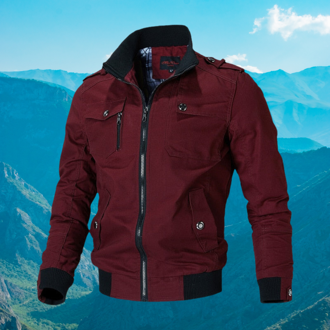 ModeGeist | Bomberjacke mit Stilvollem Reißverschluss