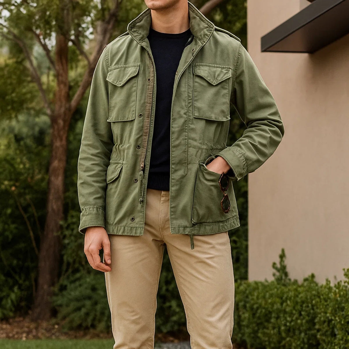 ModeGeist | Militärische Feldjacke