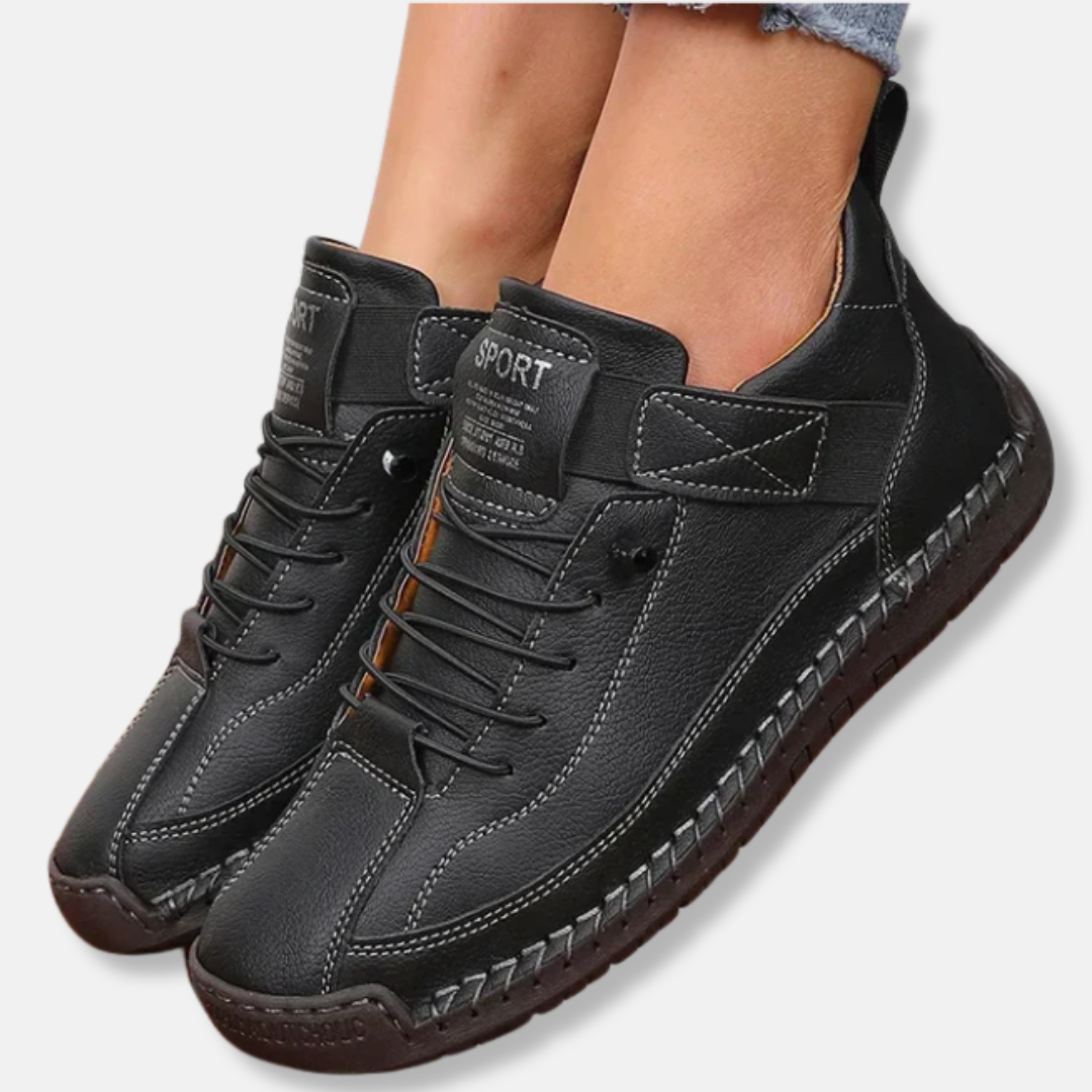ModeGeist | Stiefel Bis Zur Mitte Der Waden – Schnürung – Wasserabweisend – Rutschfeste Sohle – Lässige Passform