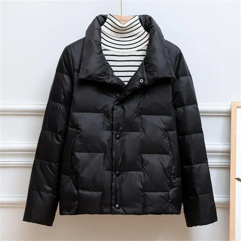 ModeGeist | Gequiltete Puffer - Rollkragen Pufferjacke