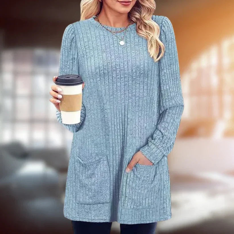 ModeGeist | Eleganter Pullover mit Fronttaschen