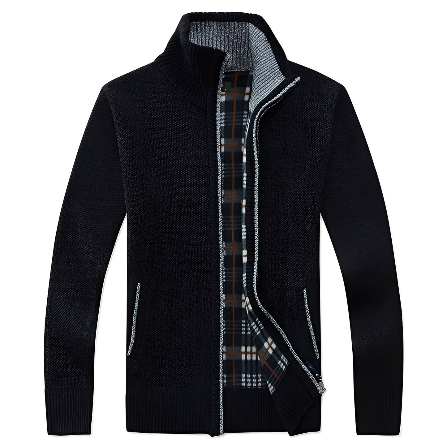 ModeGeist | Klassischer Cardigan mit Futter für Männer