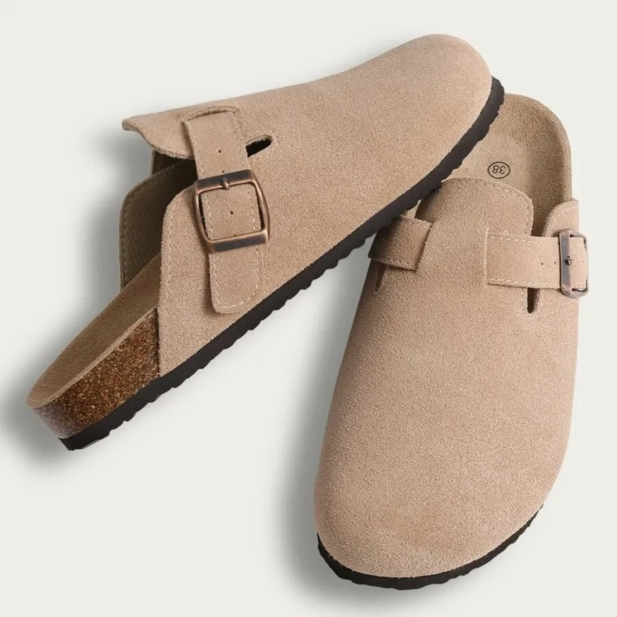 Damen-Sandalen Aileen mit Korksohle und Schleife