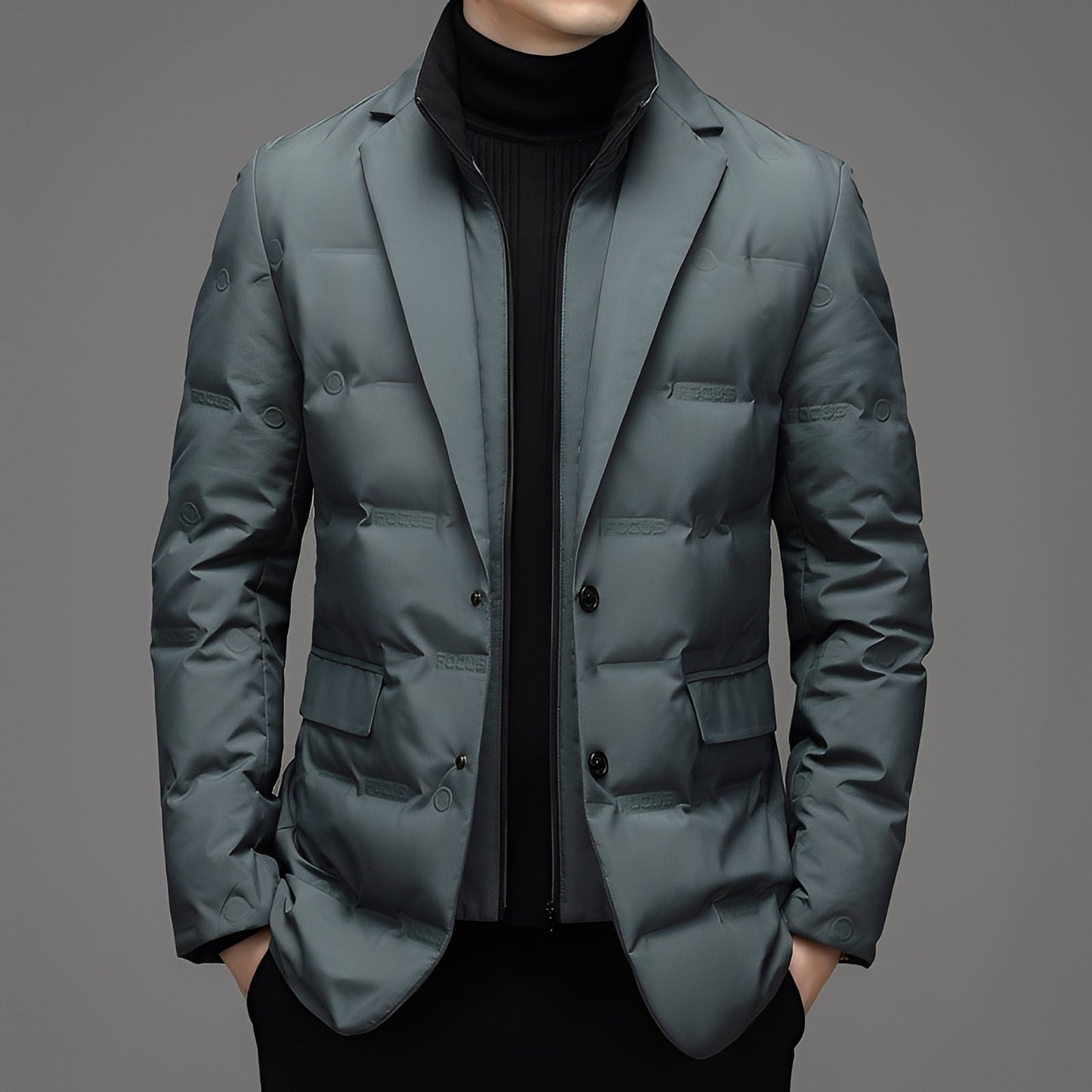 ModeGeist | Lässige, elegante Daunenjacke für Herren