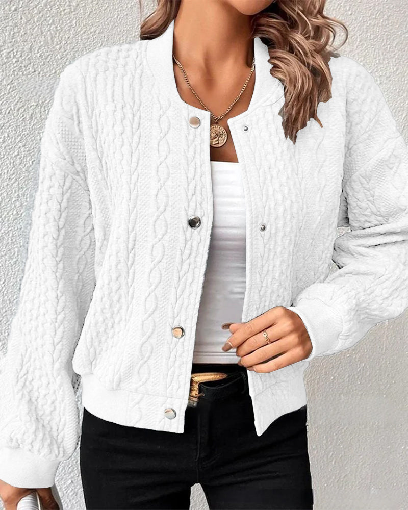 ModeGeist | Stylischer Herbstcardigan mit Knöpfen für Frauen