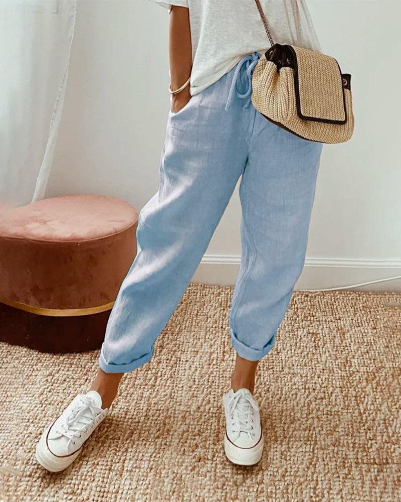 Luxara - Loose-fitting Trousers