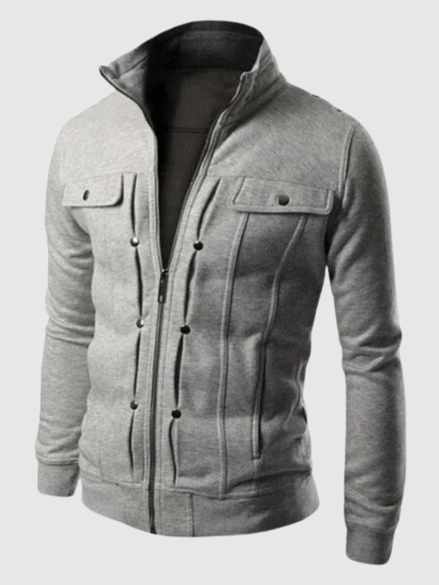 ModeGeist | Herrenjacke Baumwolle Klassisch und Bequem