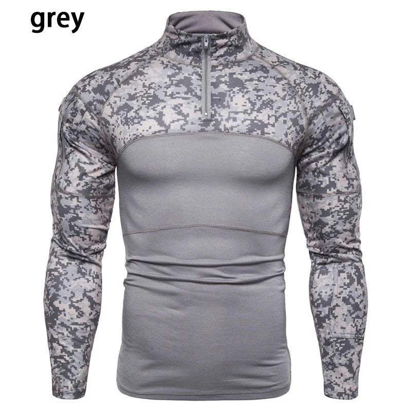 Hektor: Moderne Camouflage-Sportshirts für Männer
