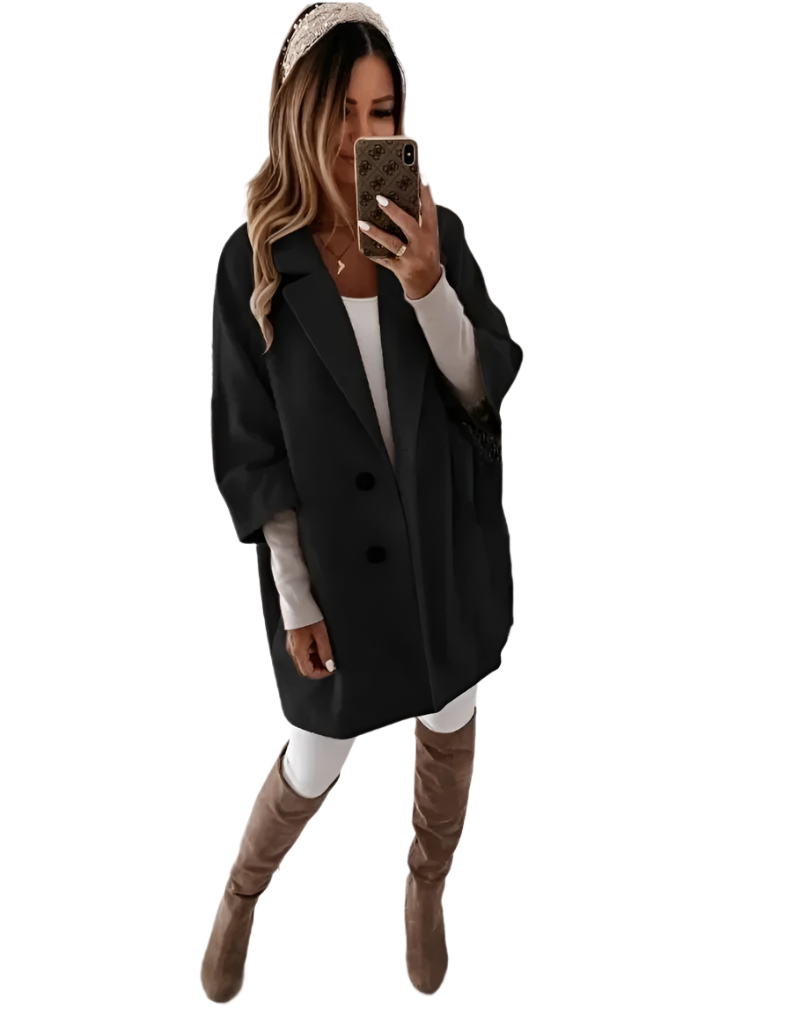 ModeGeist | Weit fallender Damen-Trenchcoat
