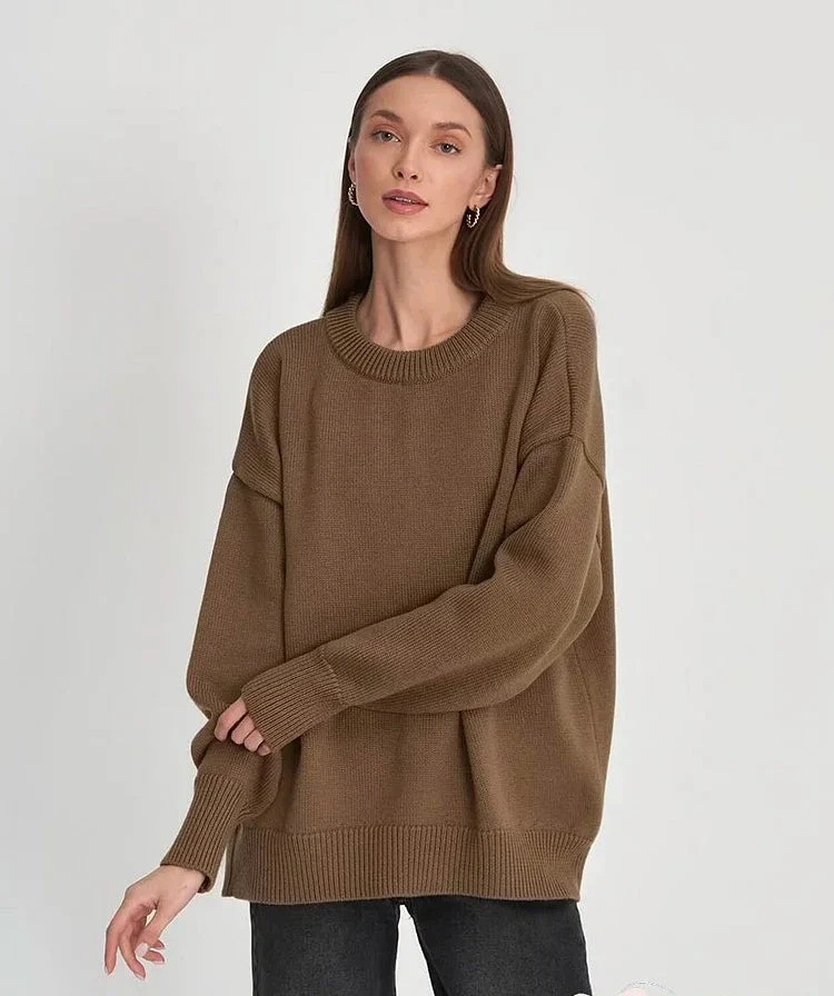 ModeGeist | Rundhalspulli für Frauen