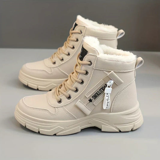 MODEGEIST Damen Casual Ankle-Boots Braun Stützend