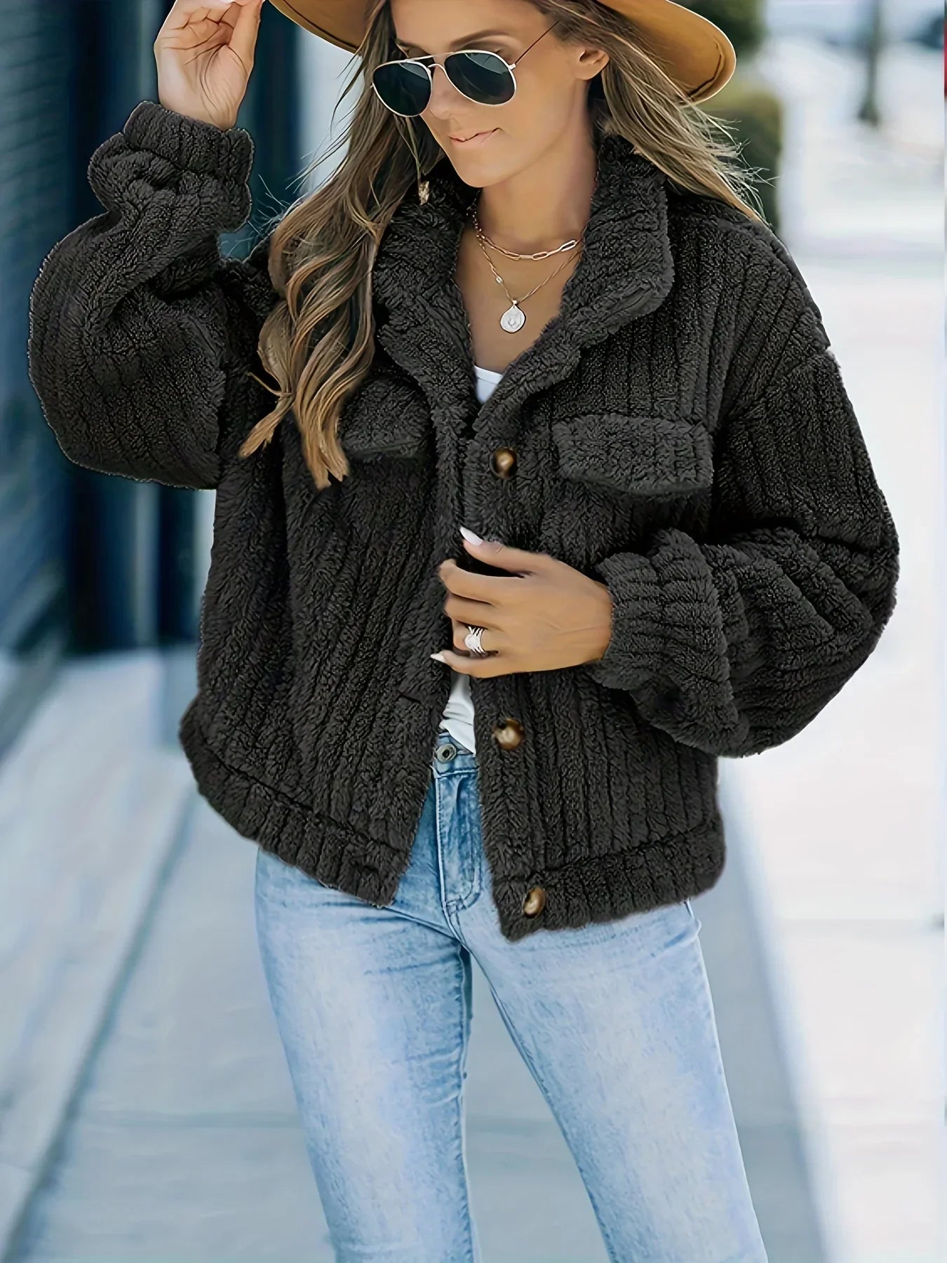 ModeGeist | Truckerjacke mit Fell