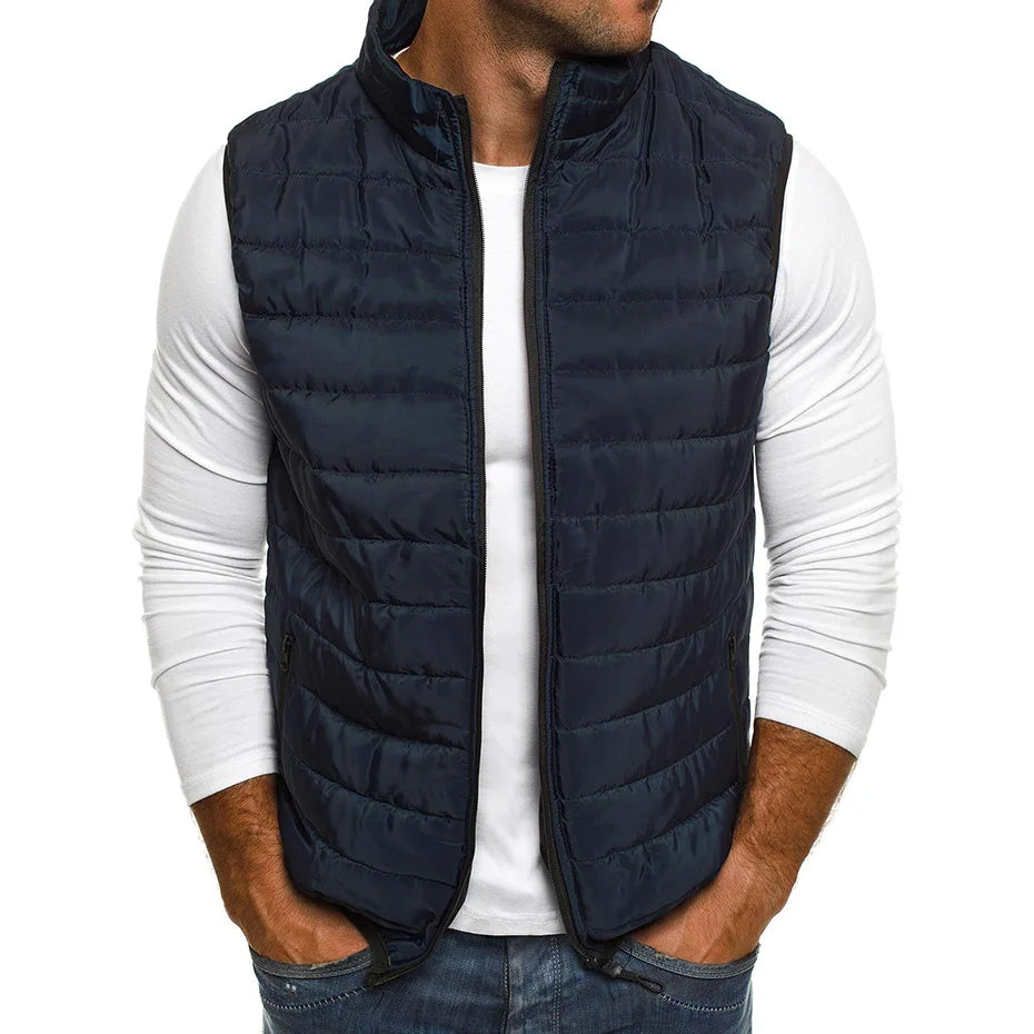 ModeGeist | Elegante gesteppte Weste für Herren