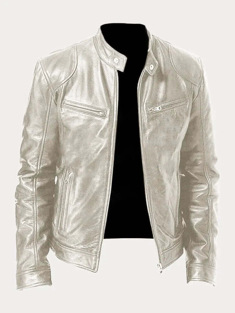 ModeGeist | Herren Klassische Lederjacke