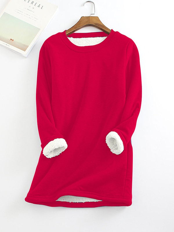 Belen: Sweatshirtt mit Fleecefutter