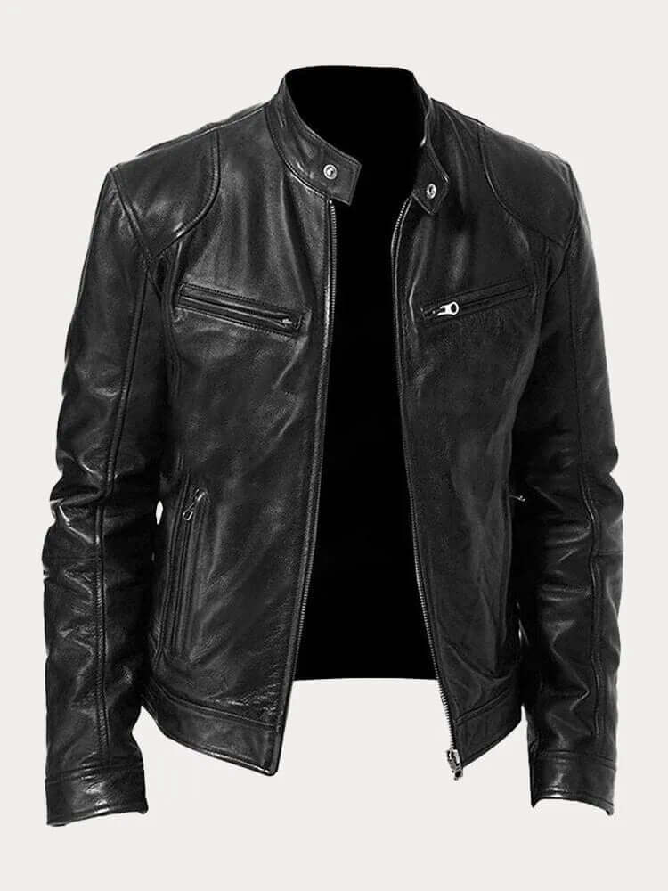 ModeGeist | Herren Klassische Lederjacke