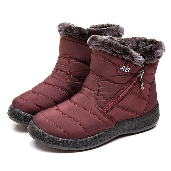 MODEGEIST Damen Winterstiefel Weiche Sohle Gefüttert Warm Stiefeletten