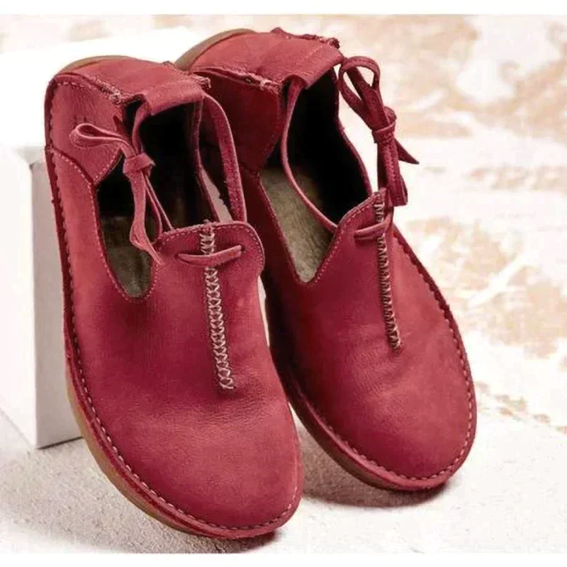 Herbstliche Damen Lederschuhe in Premium-Qualität