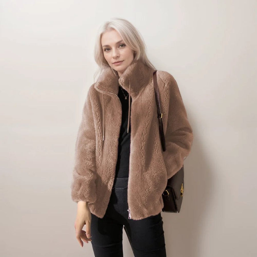 Reißverschluss-Fleecejacke CARLA